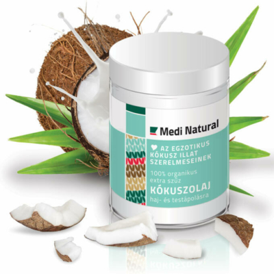 MediNatural Organikus extra szűz kókuszolaj haj - és testápolásra 100ml
